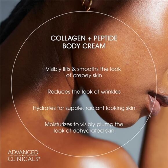 Advanced Clinicals Collagen Peptides Body Lotion & Face Moisturizer | Peptide - Picture 5 of 7